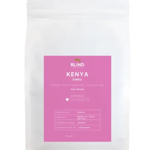 Kenya Embu lysristet kaffebønner