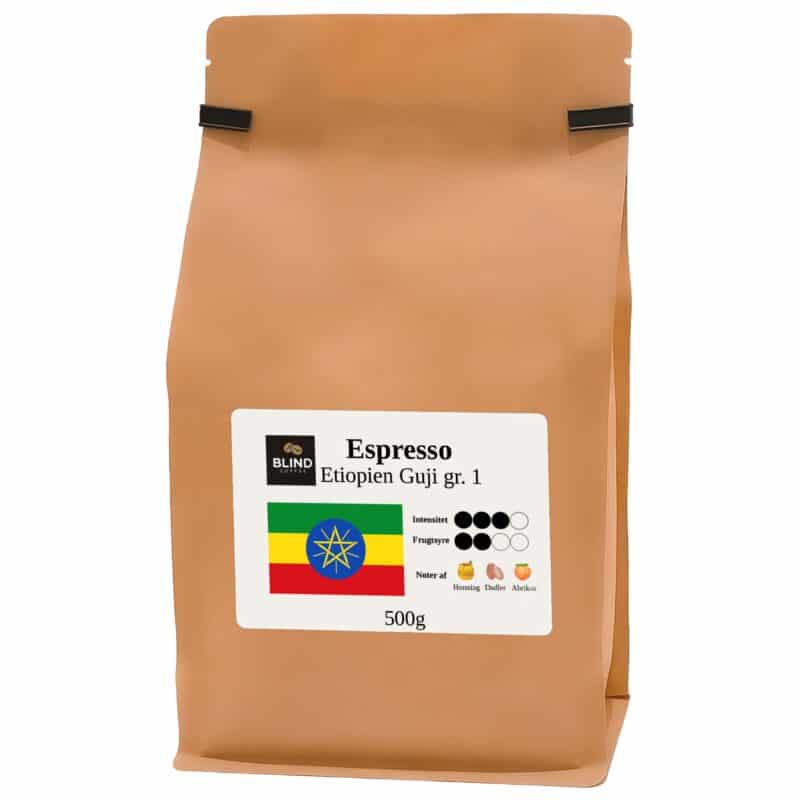 Espresso Etiopien Grade 1 500 gram kaffebønner