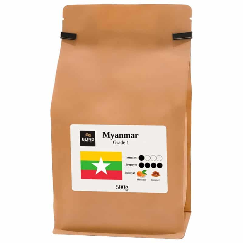 Myanmar Grade 1 500 gram kaffebønner